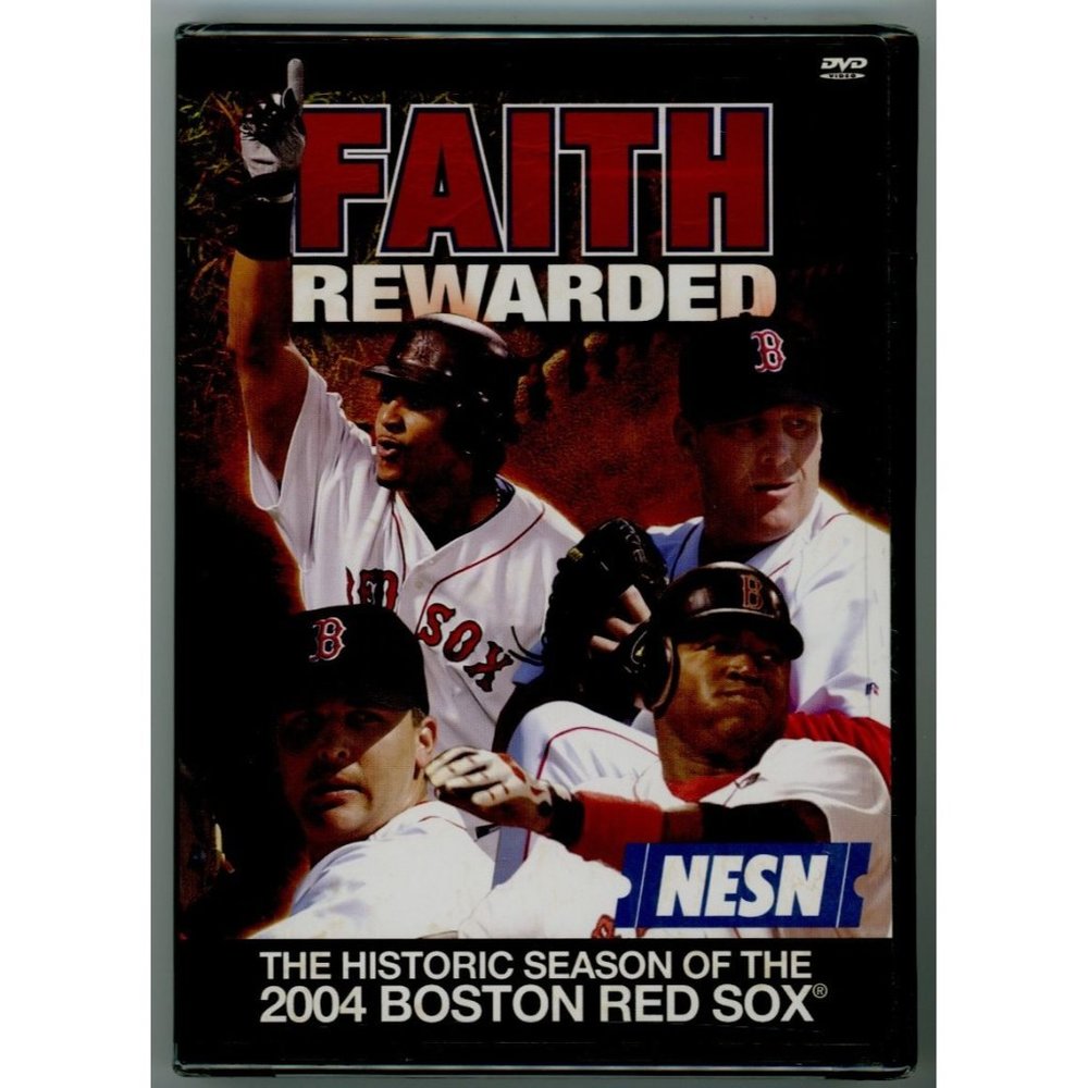 FAITH REWARDED THE HISTORIC SEASON OF THE 2004 BOSTON RED SOX DVD, NEW